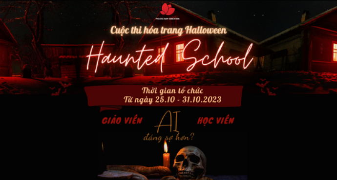 Phuong Nam Education startet den Halloween-Kostümwettbewerb unter dem Motto “Haunted School”
