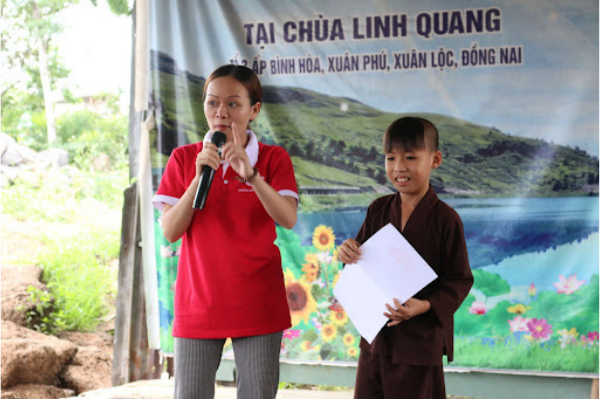 Chuyen di tu thien chua Quang Linh Dong Nai